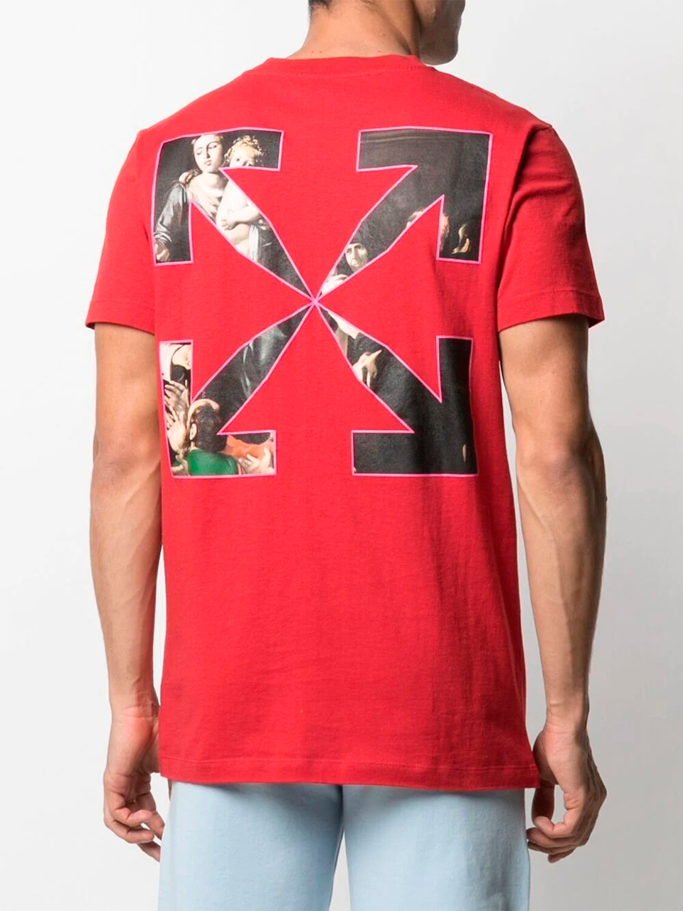 Imagem de: Camiseta Off-White Caravaggio Vermelha com Estampa Setas