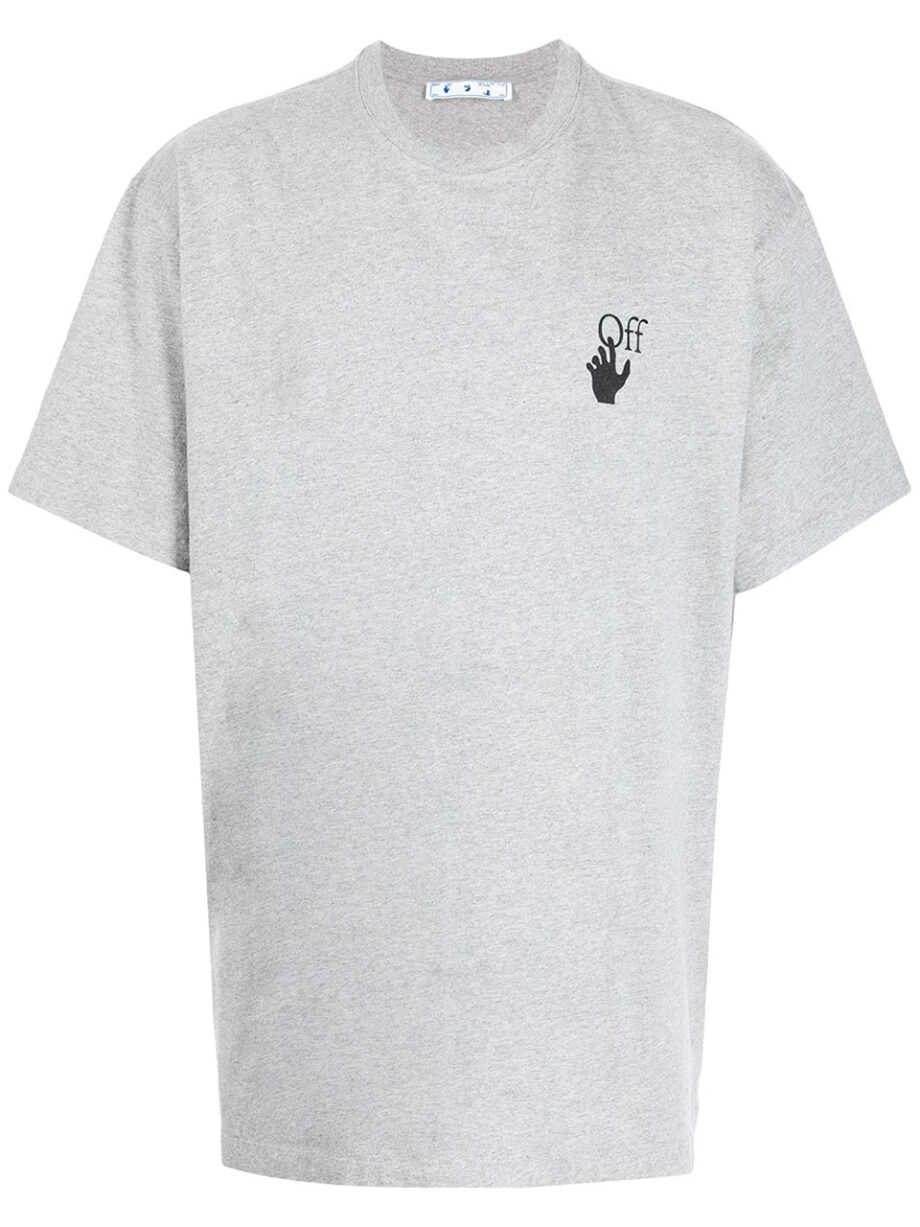 Imagem de: Camiseta Off-White Cinza com Estampa Setas Degrade