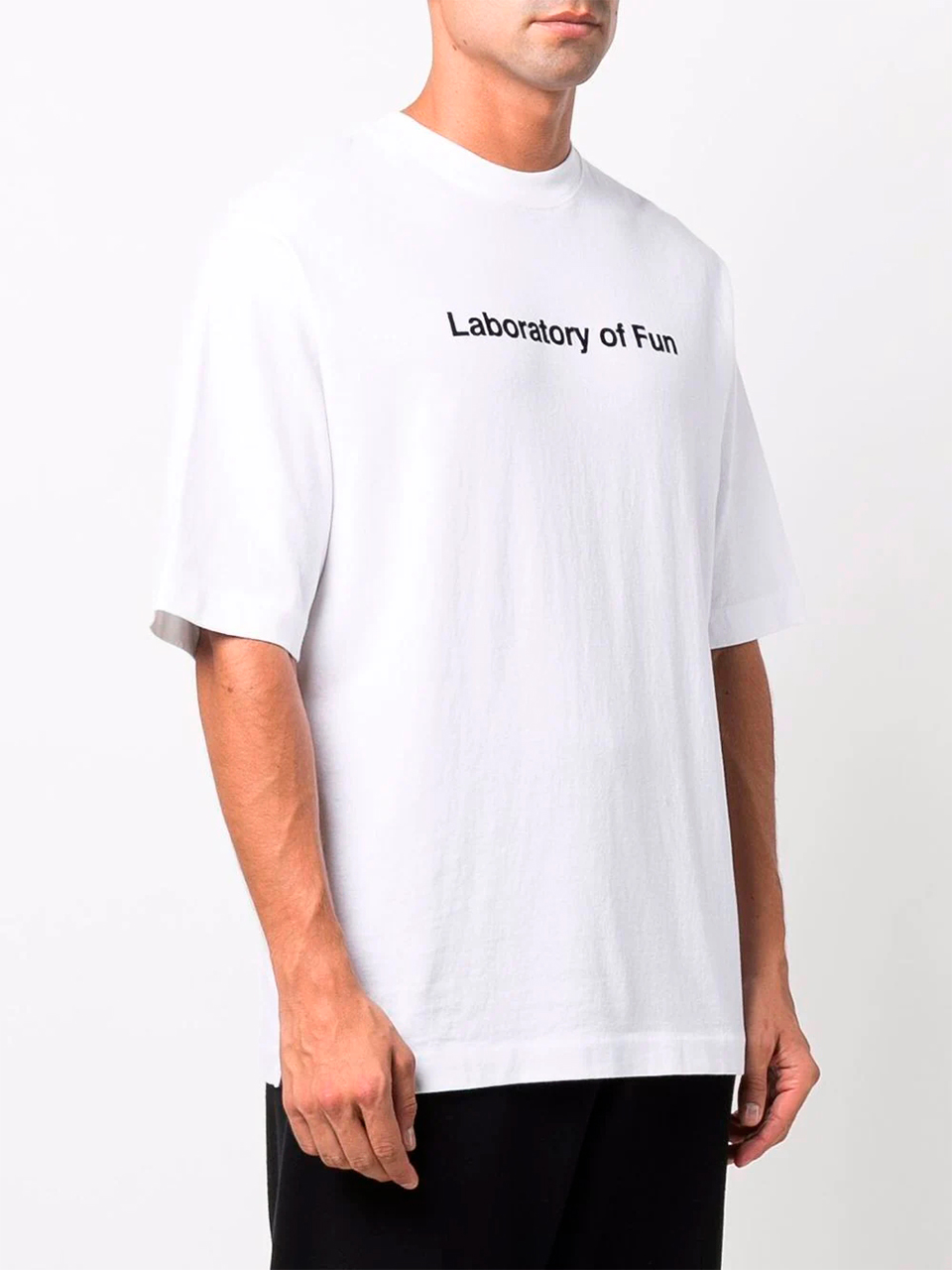 Imagem de: Camiseta Off-White Laboratory of Fun Branca