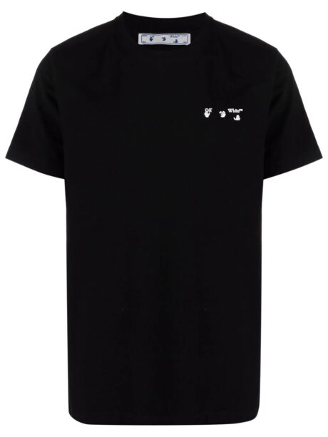 Imagem de: Camiseta Off-White Preta com Logo