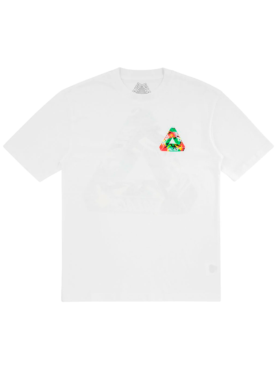 Imagem de: Camiseta Palace Branca com Logo Camo