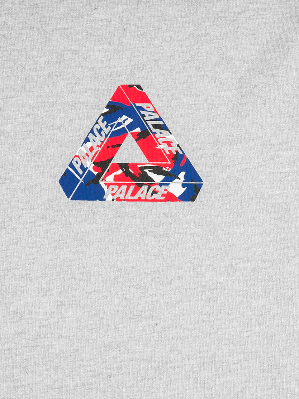 Imagem de: Camiseta Palace Cinza com Logo Camo