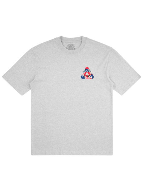 Imagem de: Camiseta Palace Cinza com Logo Camo