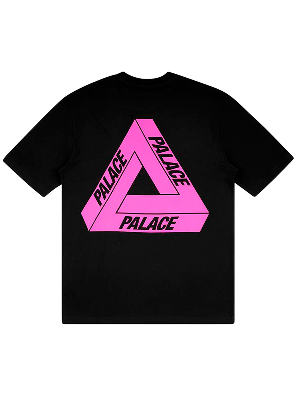 Imagem de: Camiseta Palace Preta Tri-To-Help Logo Rosa