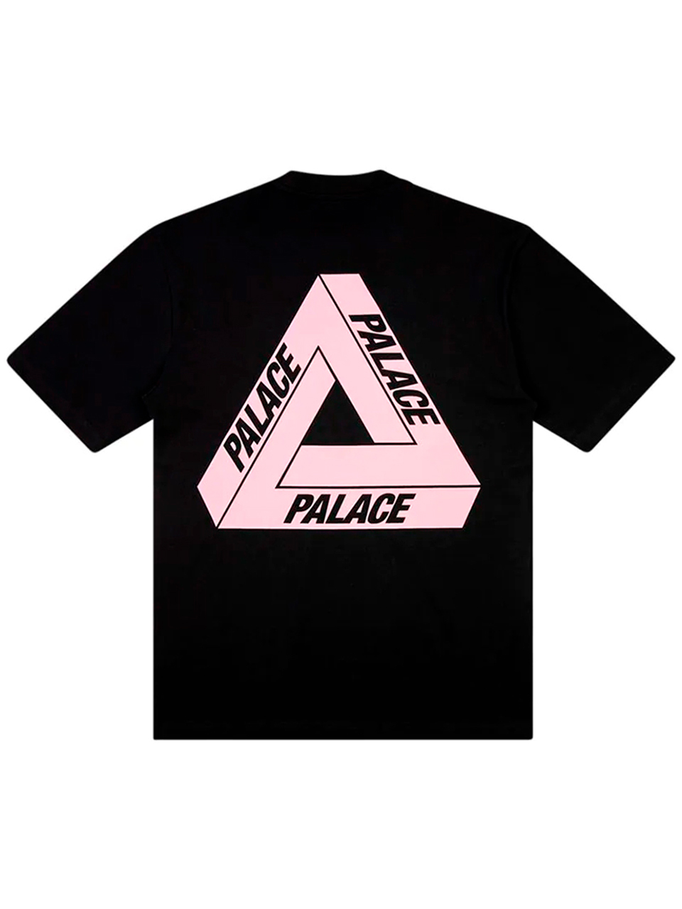 Imagem de: Camiseta Palace Preta Tri-To-Help Logo Rosa Quartzo