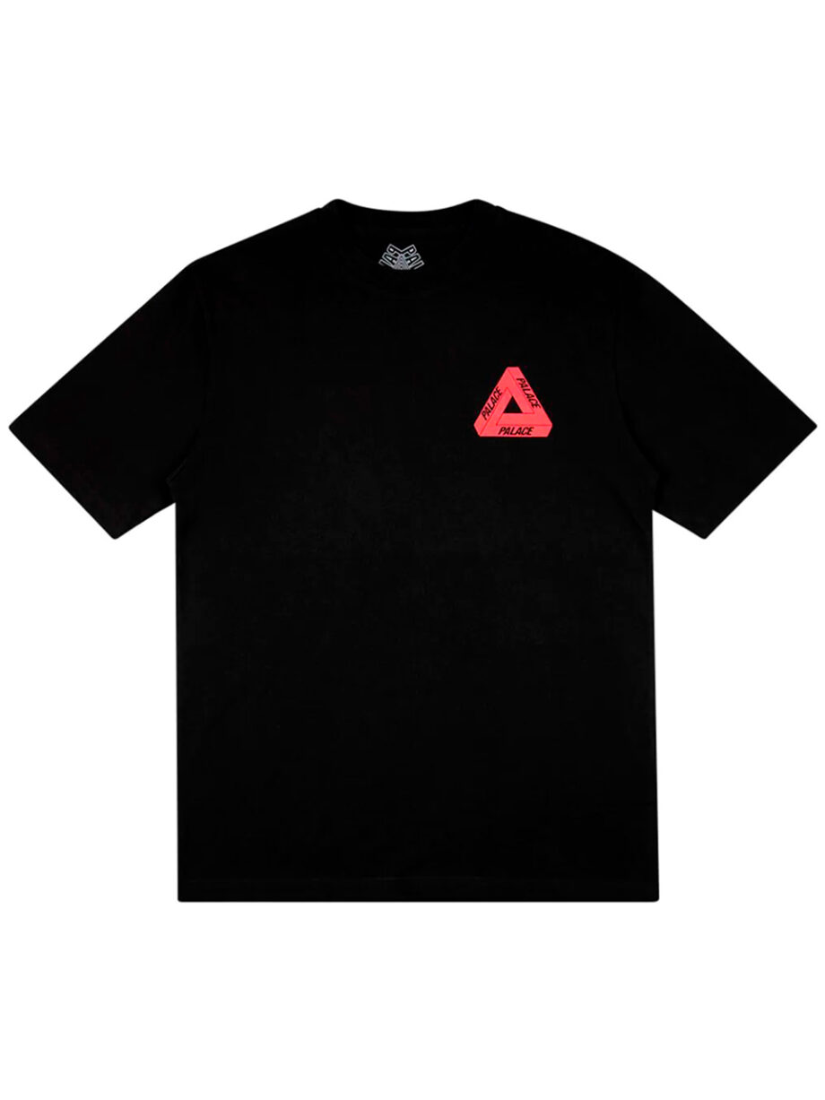 Imagem de: Camiseta Palace Preta Tri-To-Help Logo Vermelho
