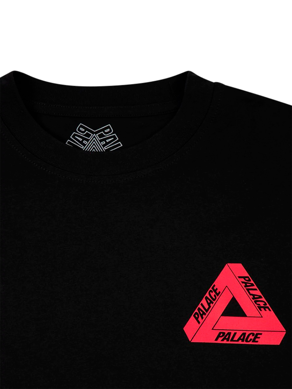 Imagem de: Camiseta Palace Preta Tri-To-Help Logo Vermelho