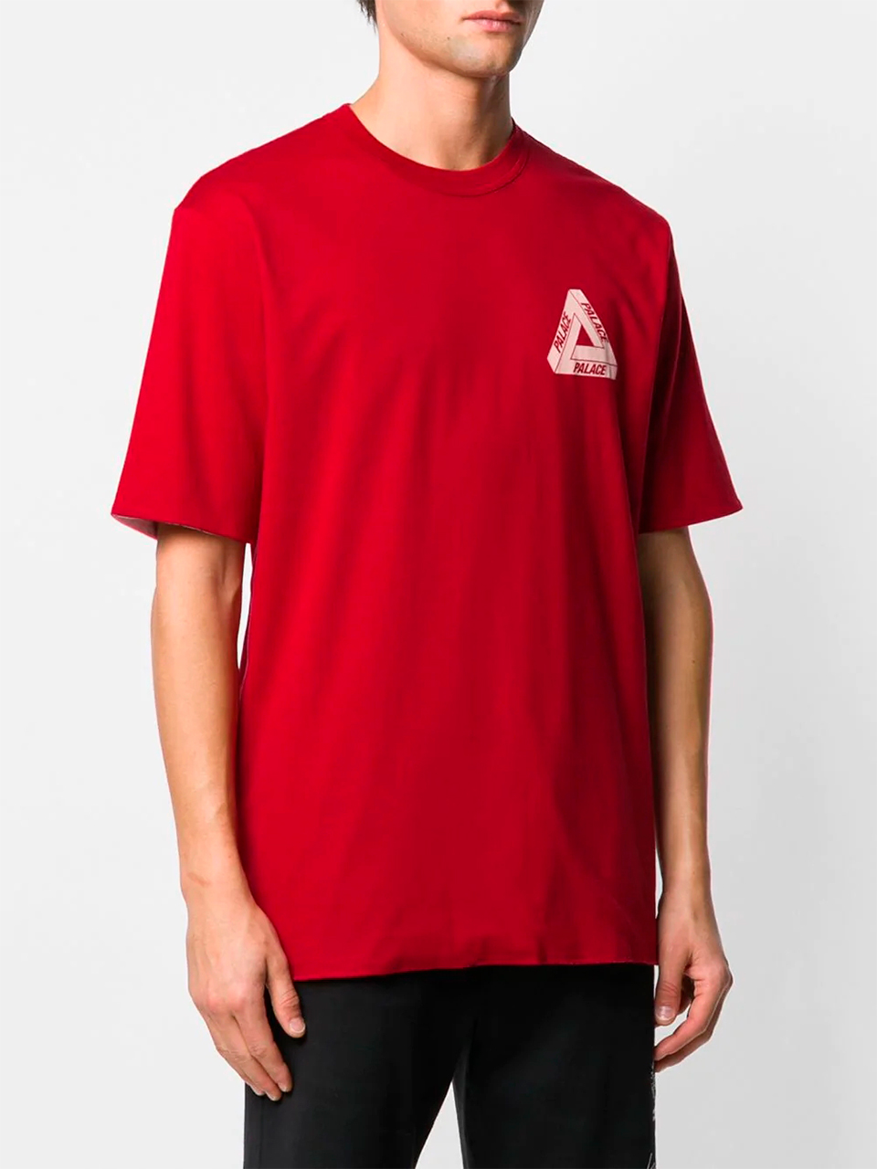 Imagem de: Camiseta Palace Vermelha com Logo
