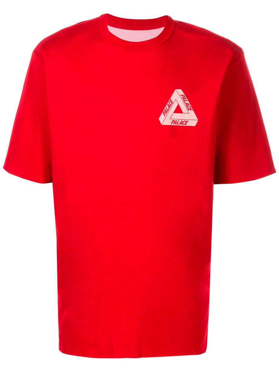 Imagem de: Camiseta Palace Vermelha com Logo