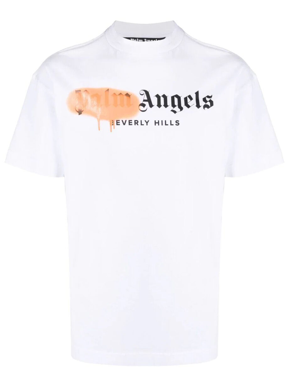 Imagem de: Camiseta Palm Angels Beverly Hills Branca com Logo