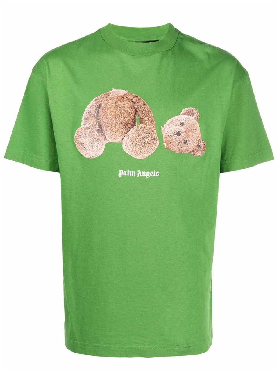 Camiseta Palm Angels Verde Estampa Urso - SuaGrife