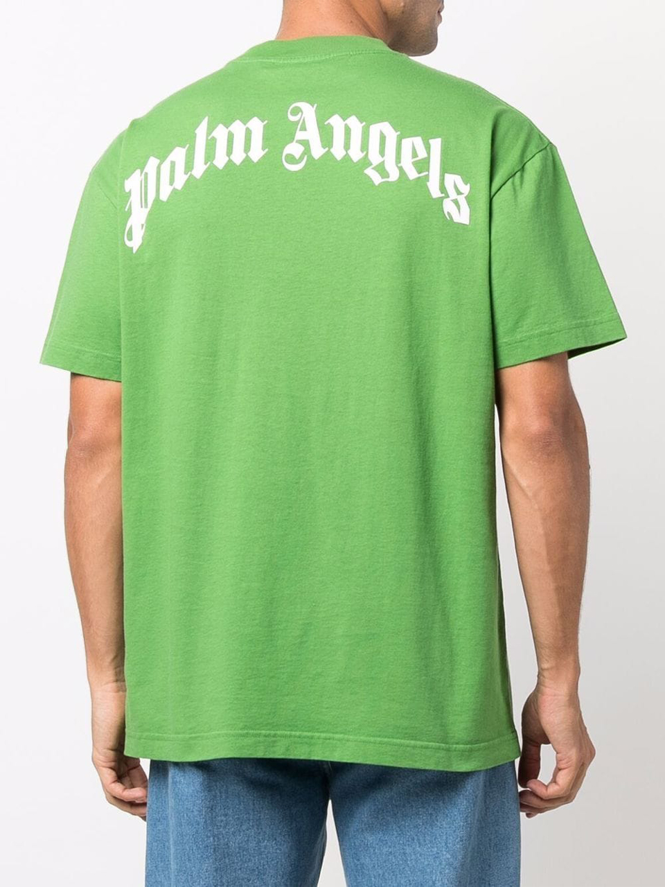 Camiseta Palm Angels Verde Miami com Logo - SuaGrife