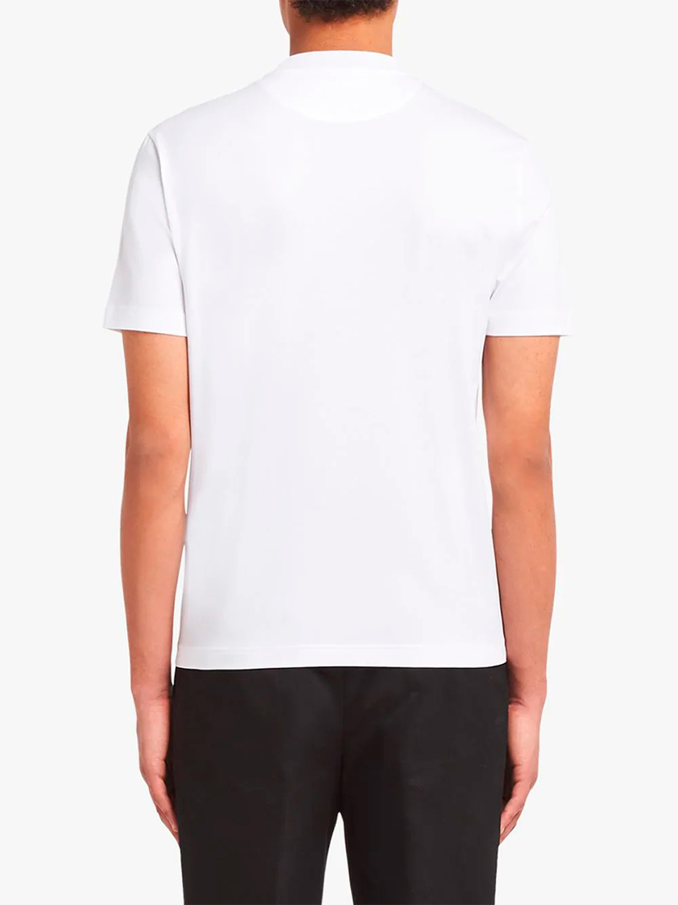 Imagem de: Camiseta Prada Branca com Logo