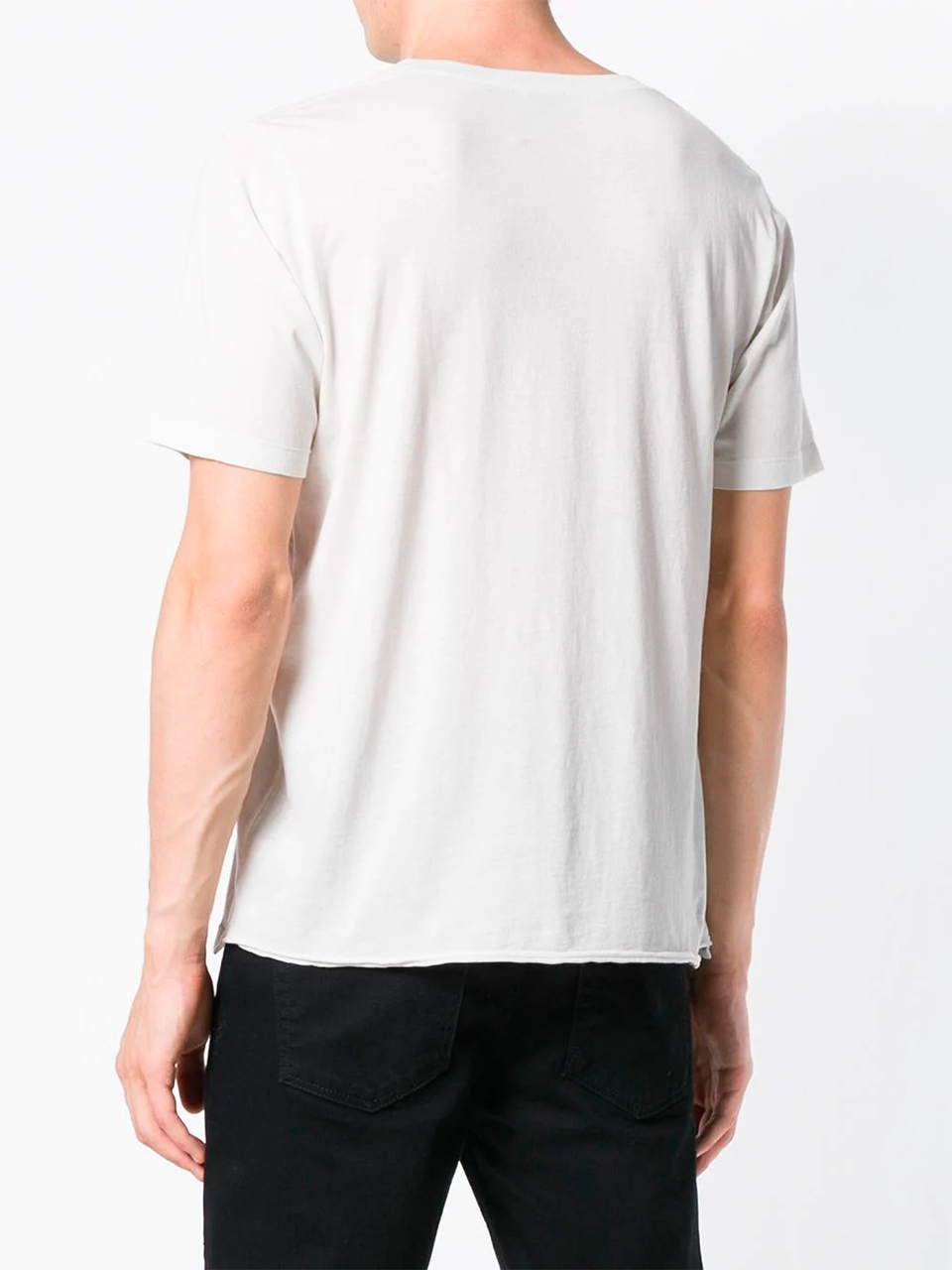 Imagem de: Camiseta Saint Laurent Branca com Estampa