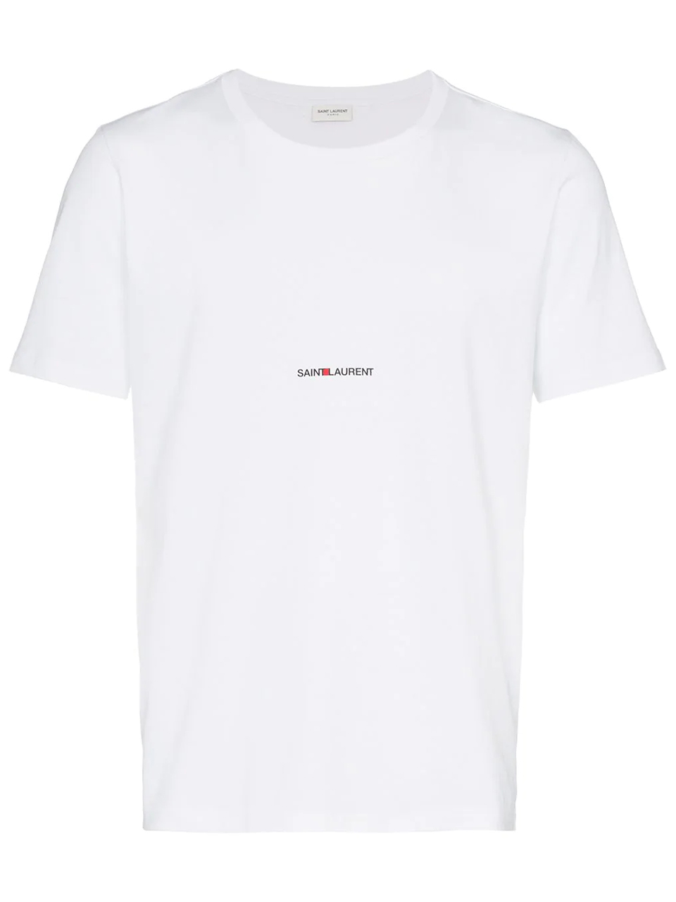 Imagem de: Camiseta Saint Laurent Branca com Logo