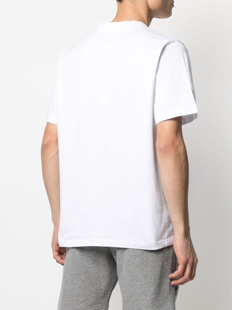Imagem de: Camiseta Stussy Branca com Logo Bordado