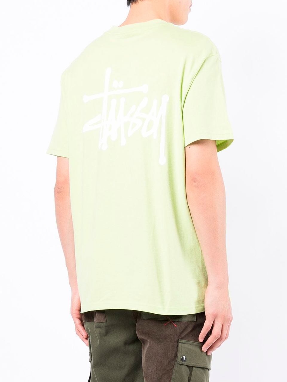Imagem de: Camiseta Stussy Verde com Logo