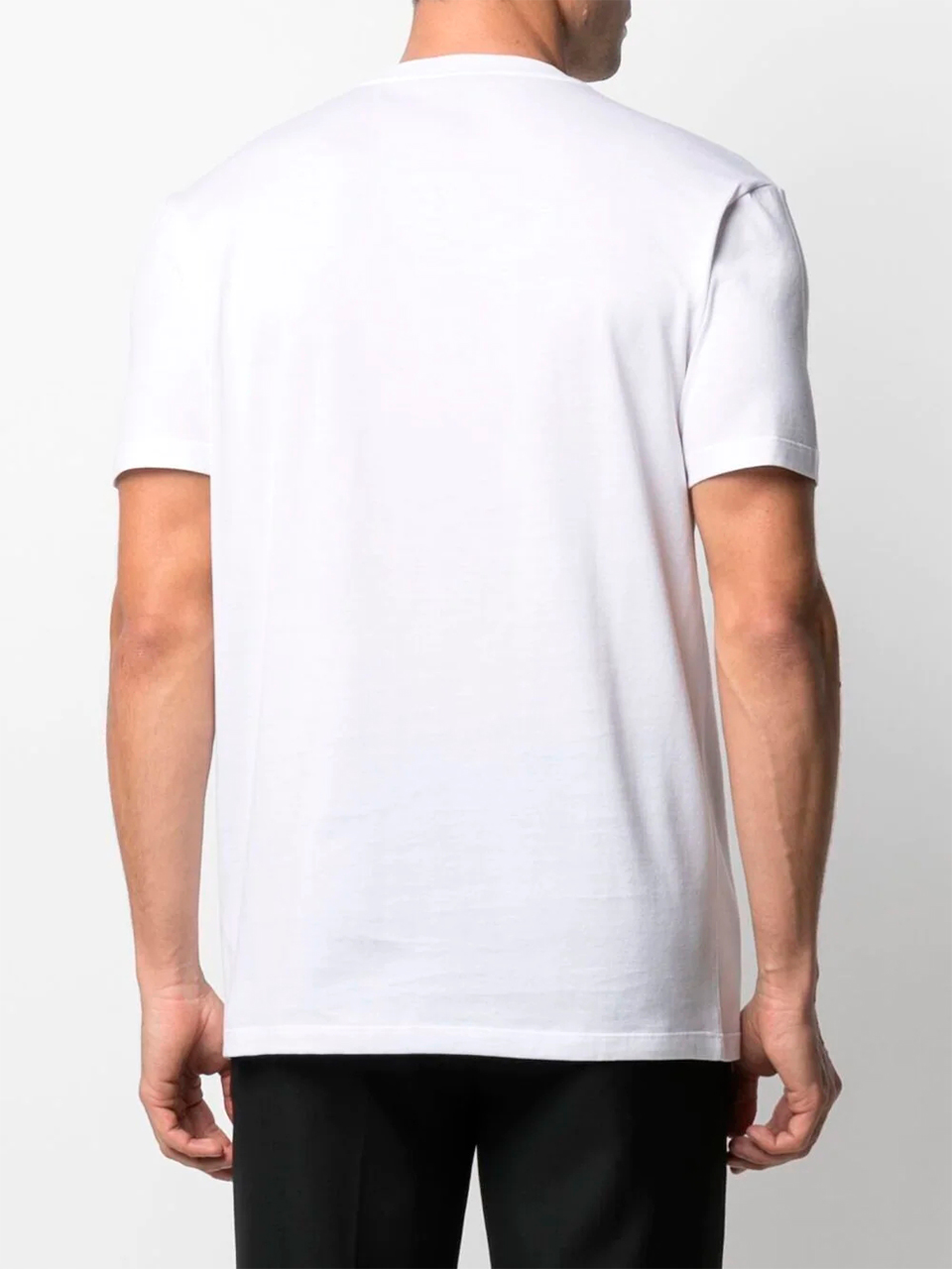 Imagem de: Camiseta Versace Branca com Estampa Medusa