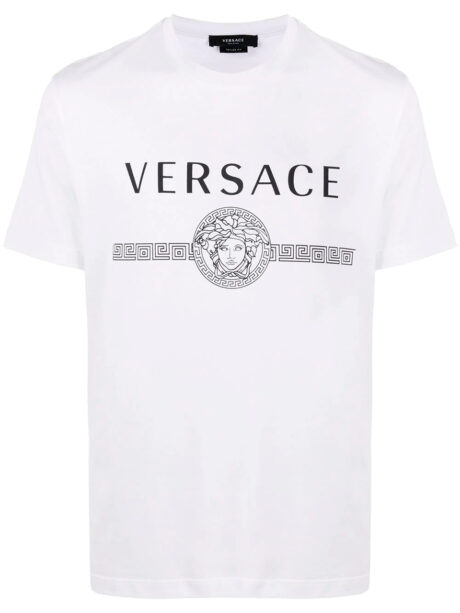 Imagem de: Camiseta Versace Branca com Logo