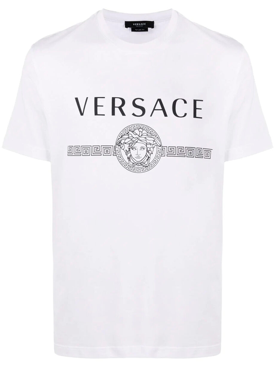 Imagem de: Camiseta Versace Branca com Logo