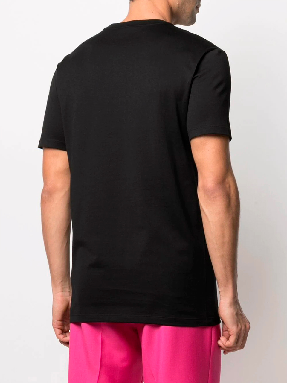 Imagem de: Camiseta Versace Preta com Estampa Medusa