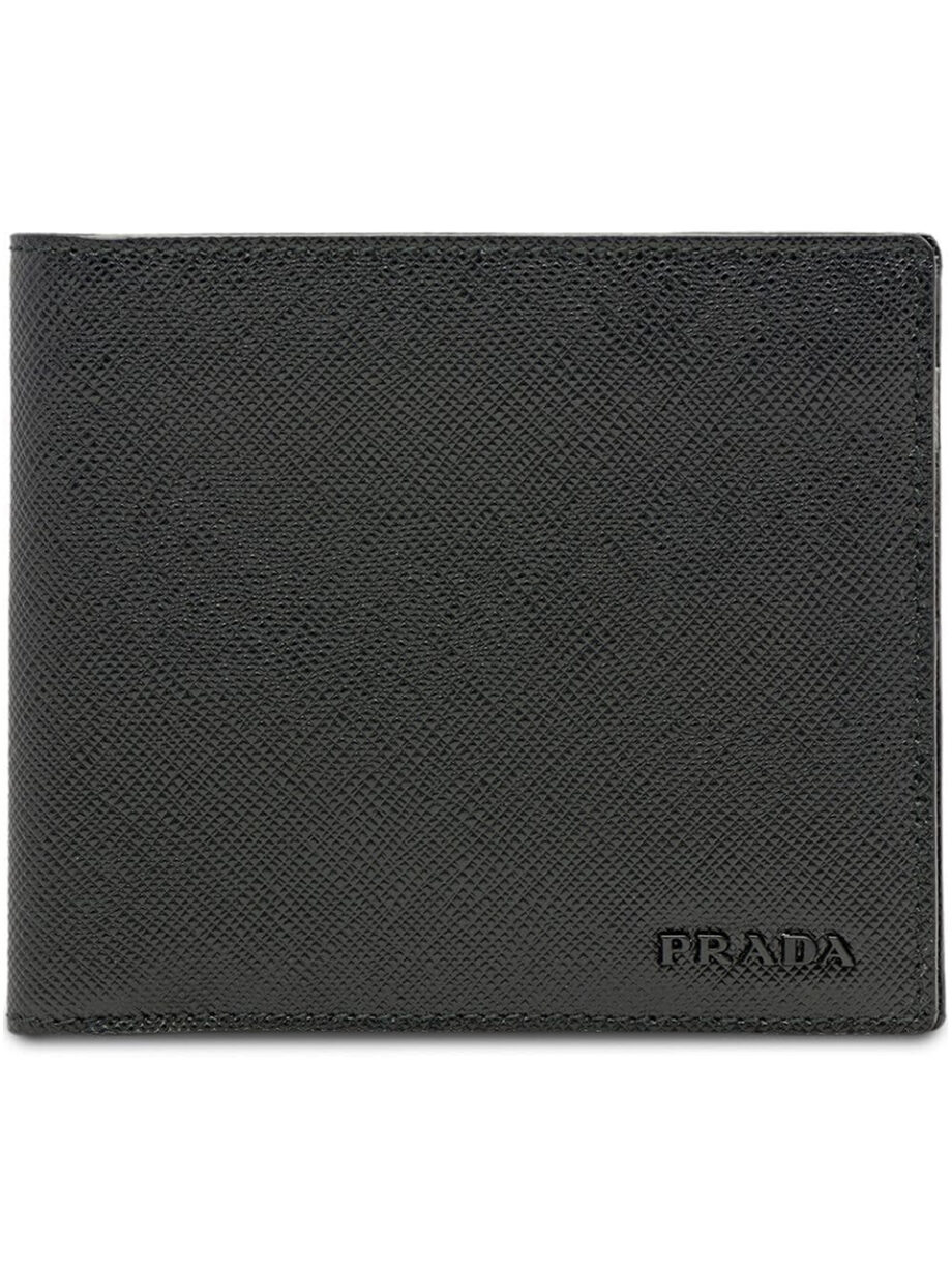 Imagem de: Carteira Prada Saffiano de Couro Preta