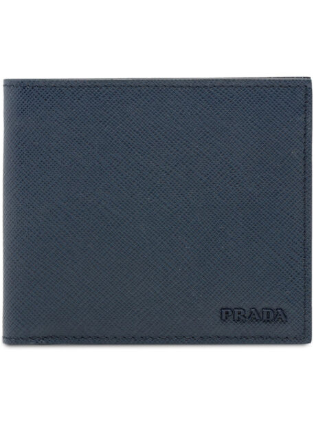 Imagem de: Carteira Prada Saffiano de Couro Azul