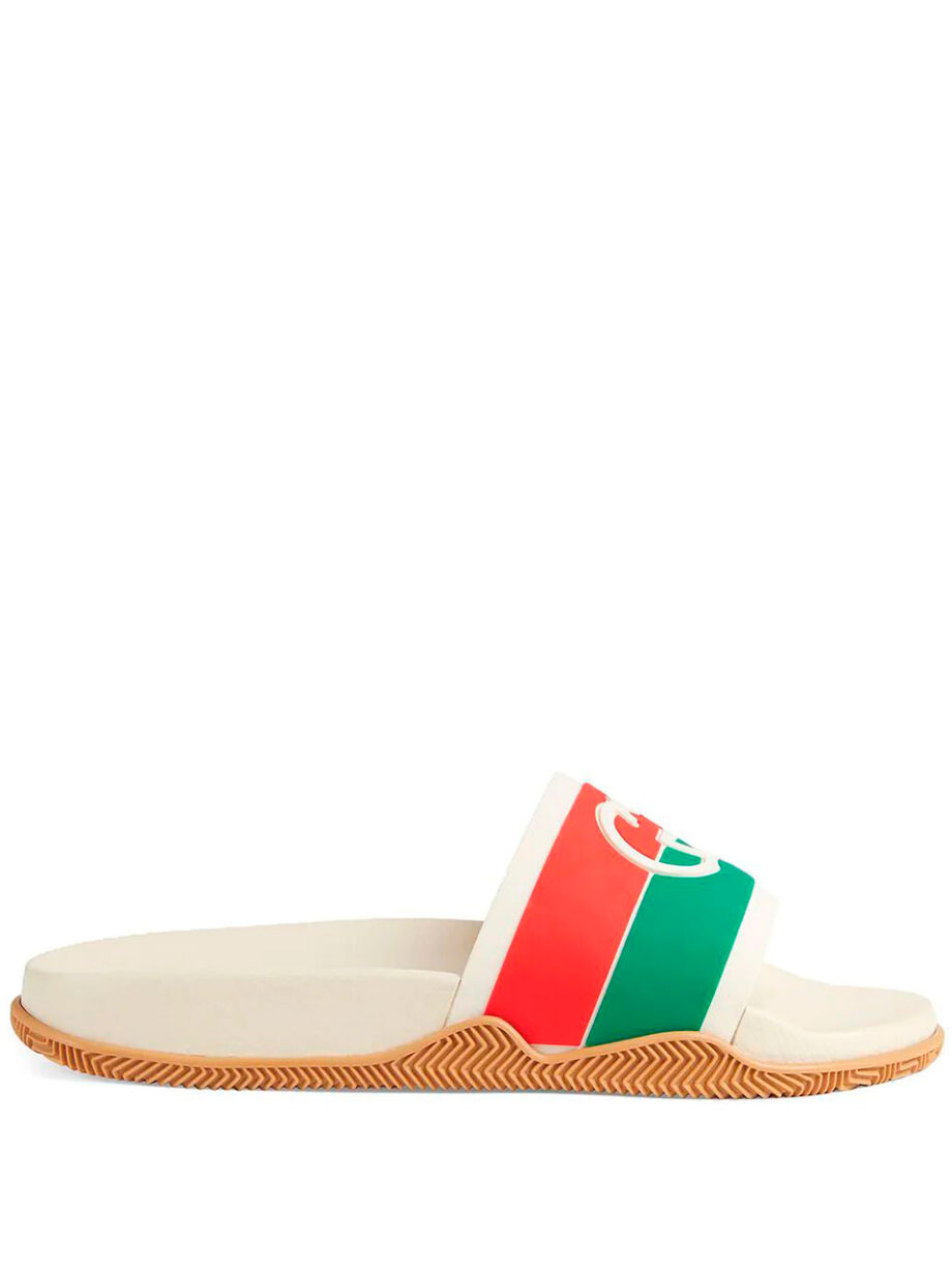 Imagem de: Chinelo Gucci Slide Interlocking G Bege