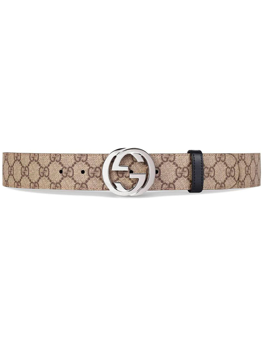 Imagem de: Cinto Gucci GG Supreme Dupla Face com Fivela G