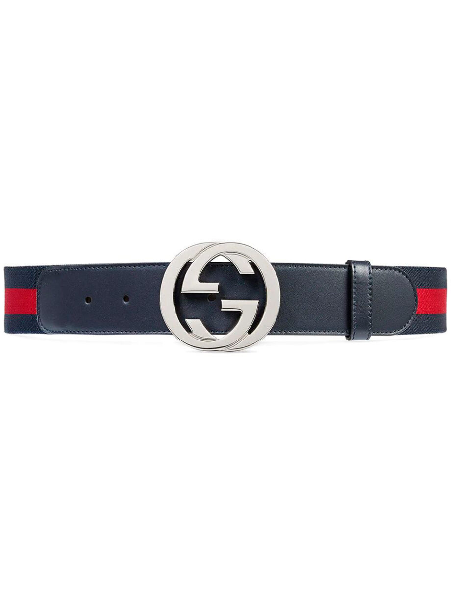 Imagem de: Cinto Gucci Web com Fivela G