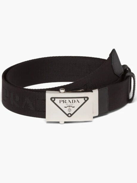 Imagem de: Cinto Prada Preto e Cinza em Nylon