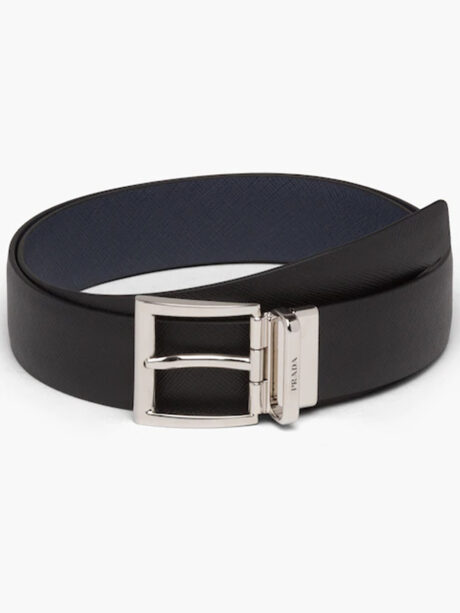 Imagem de: Cinto Prada Reversível Couro Saffiano