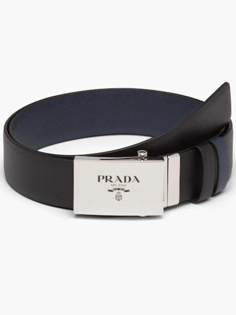 Imagem de: Cinto Prada Reversível Couro Saffiano
