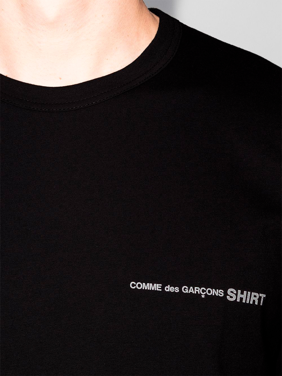 Imagem de: Camiseta Manga Longa Comme Des Garçons Shirt Preto