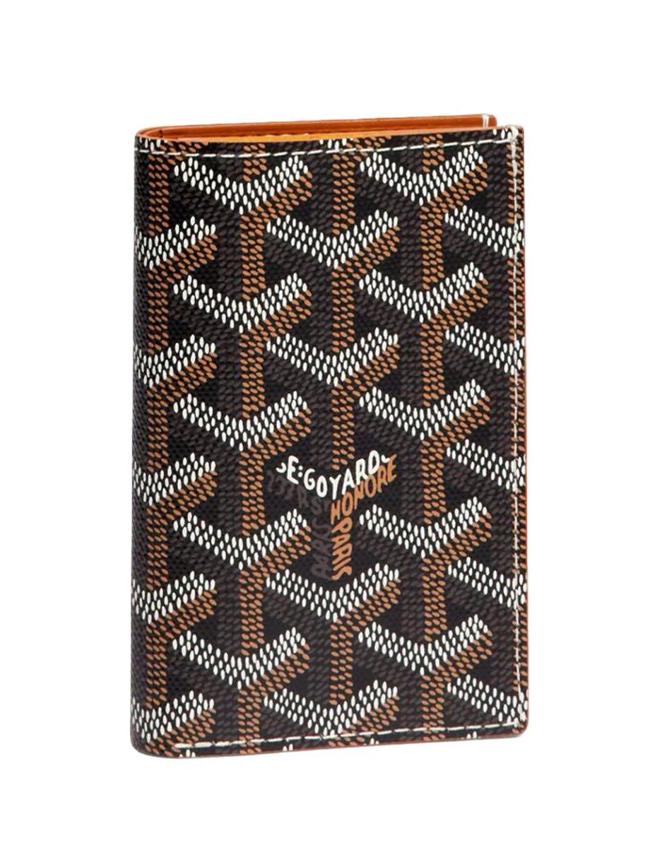 Imagem de: Porta-cartões Goyard Saint-Pierre Preta e Marrom