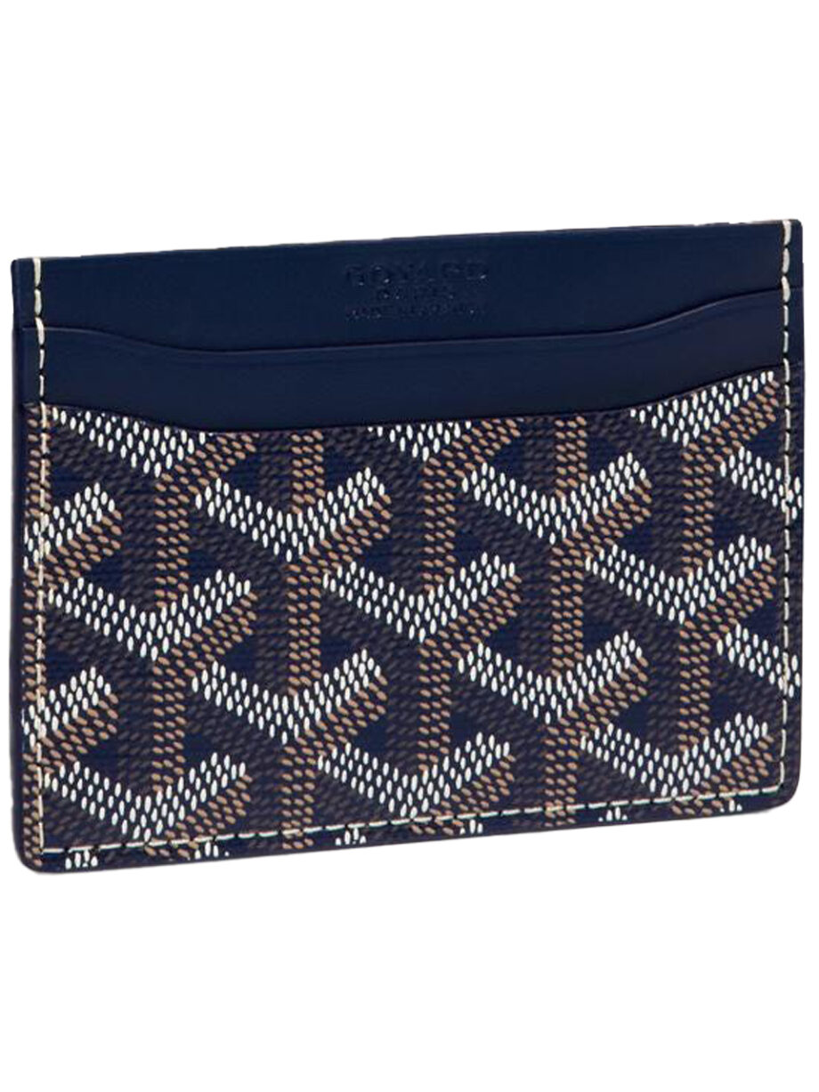 Imagem de: Porta-cartões Goyard Saint-Sulpice Azul Escuro