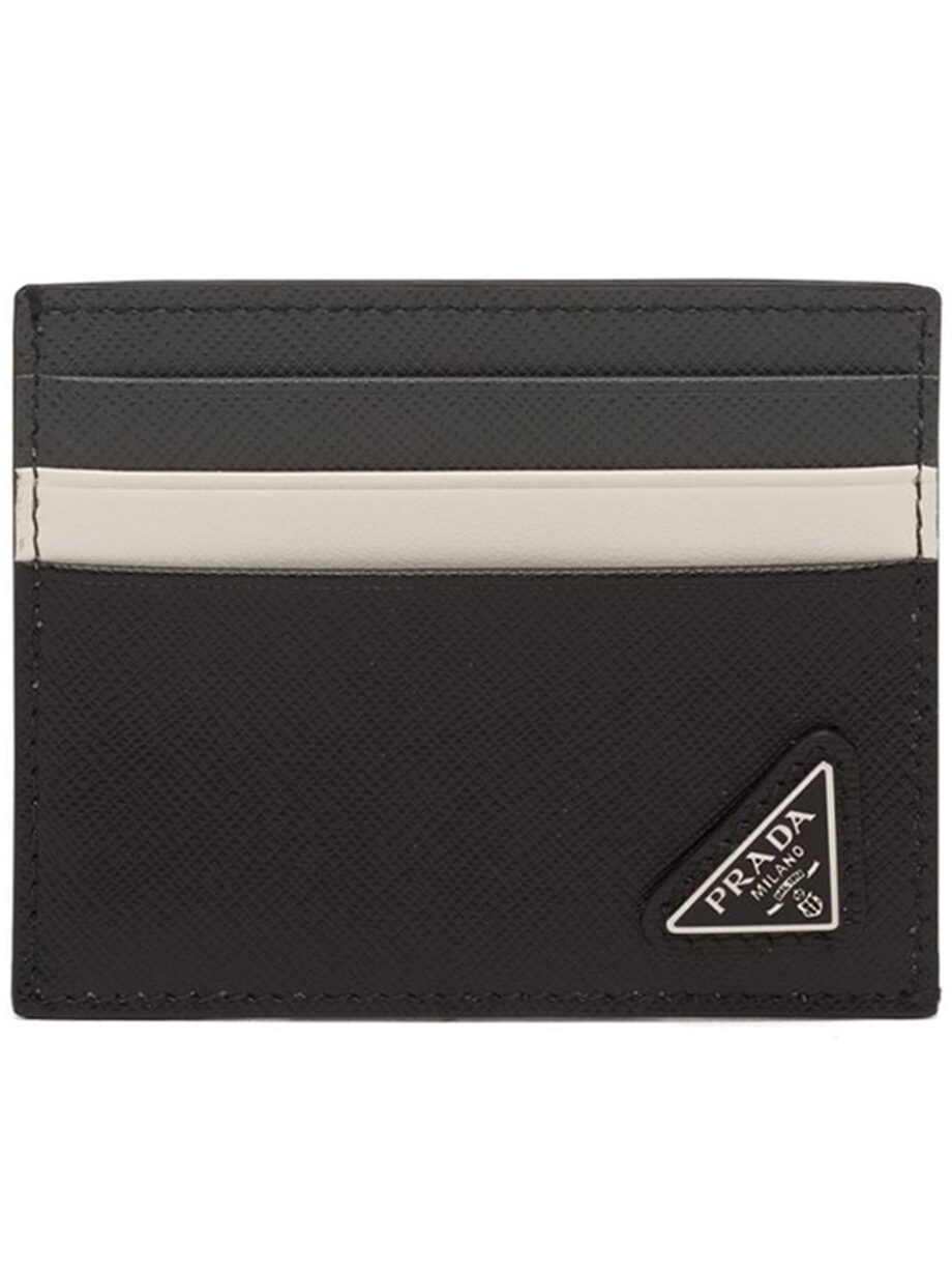 Imagem de: Porta-cartões Prada Saffiano Bicolor