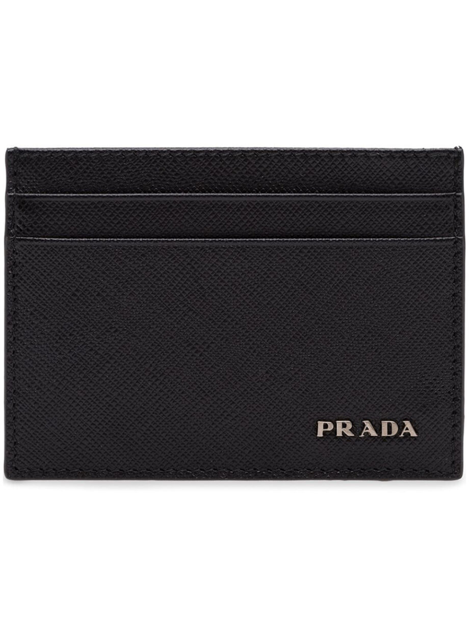 Imagem de: Porta-cartões Prada Saffiano Preto