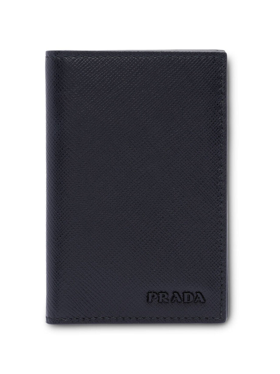Imagem de: Porta-cartões Prada Saffiano Preto 4 Tons
