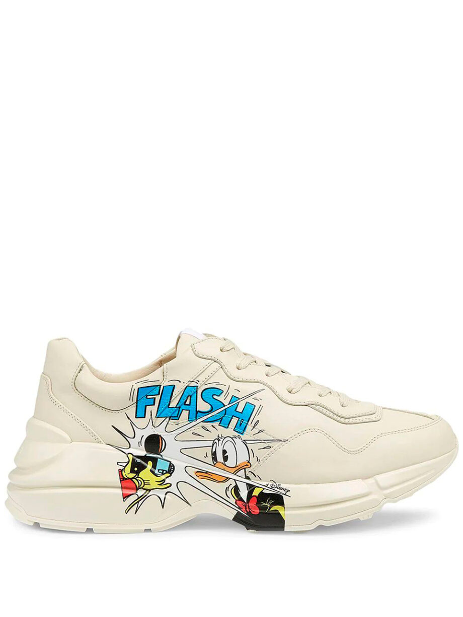 Imagem de: Tênis Gucci x Disney Rhyton Pato Donald