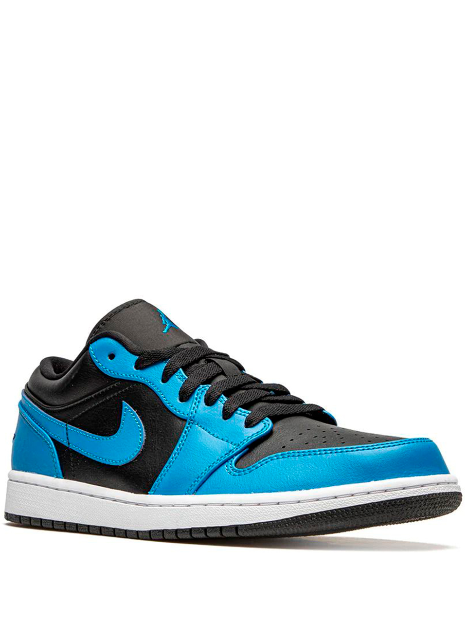 Imagem de: Tênis Nike Air Jordan 1 Low Azul e Preto