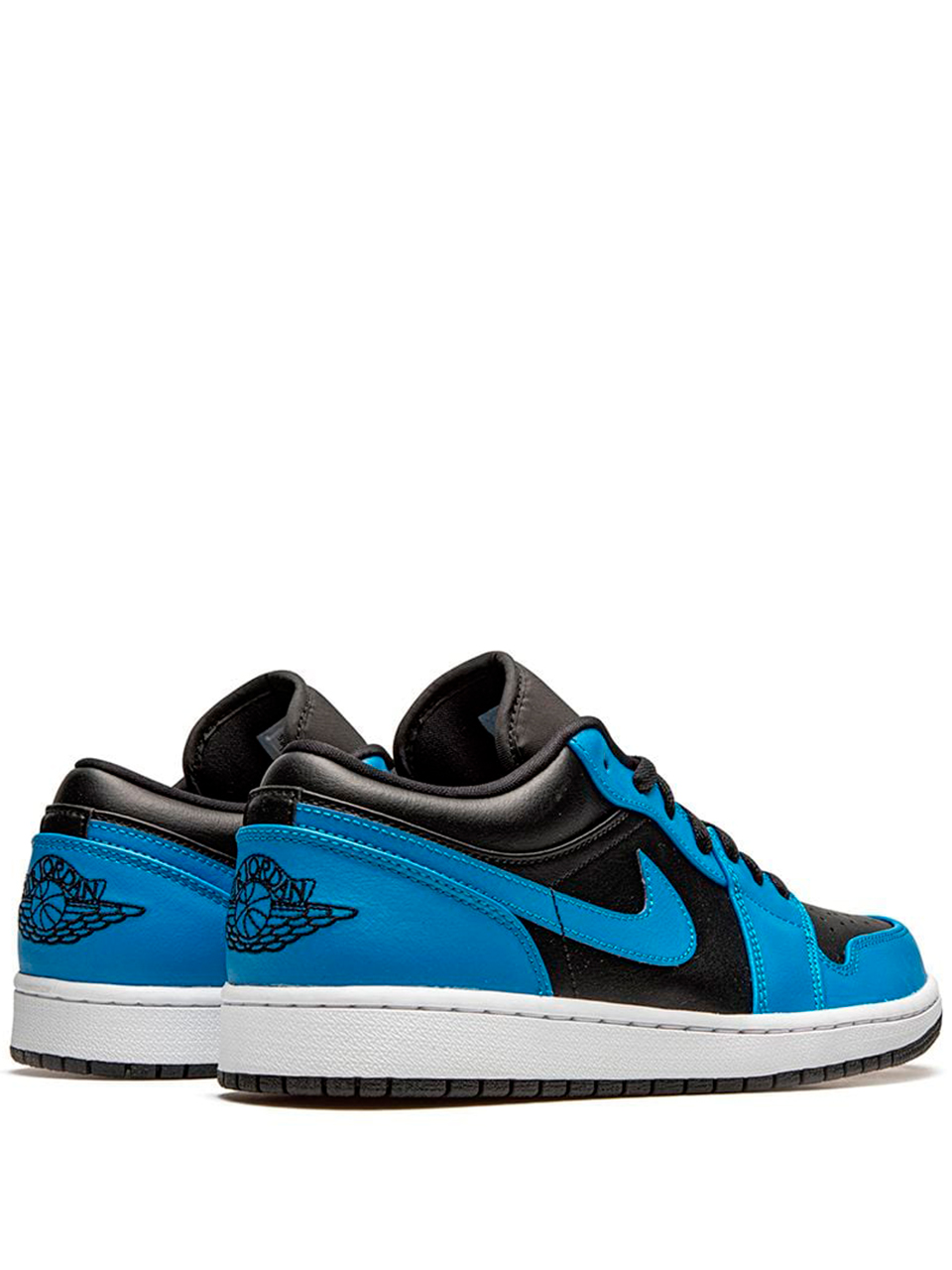 Imagem de: Tênis Nike Air Jordan 1 Low Azul e Preto