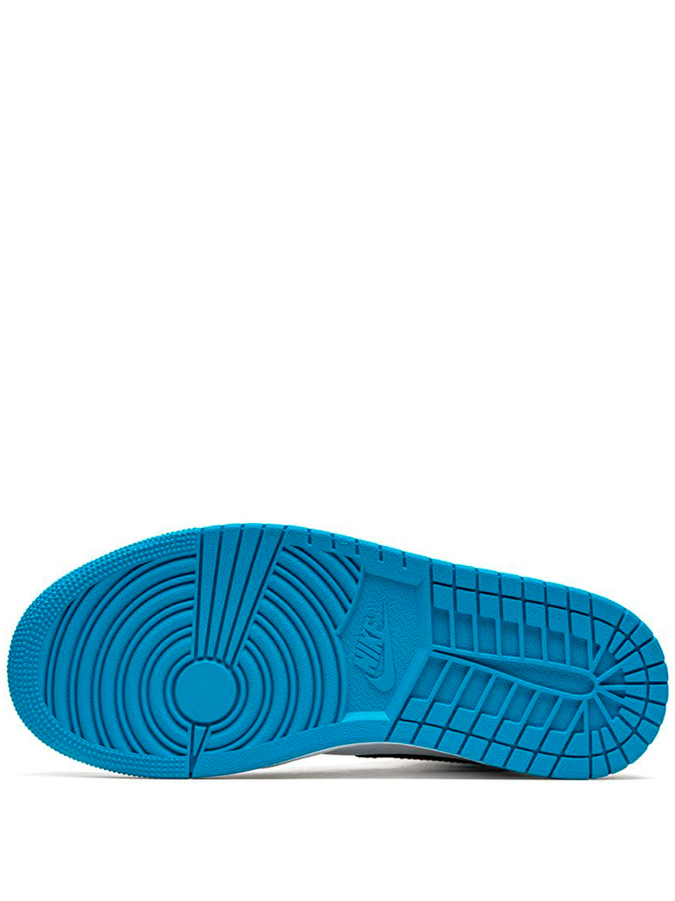Imagem de: Tênis Nike Air Jordan 1 Mid Branco e Azul