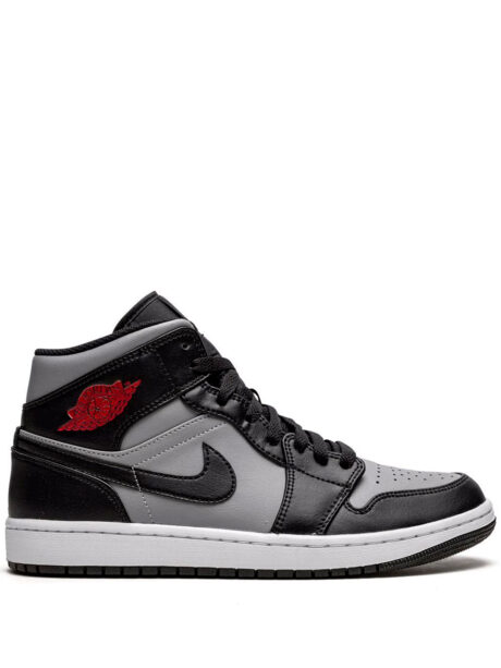 Imagem de: Tênis Nike Air Jordan 1 Mid Cinza e Preto