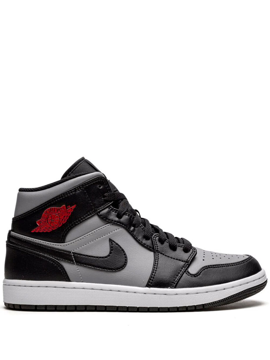 Imagem de: Tênis Nike Air Jordan 1 Mid Cinza e Preto