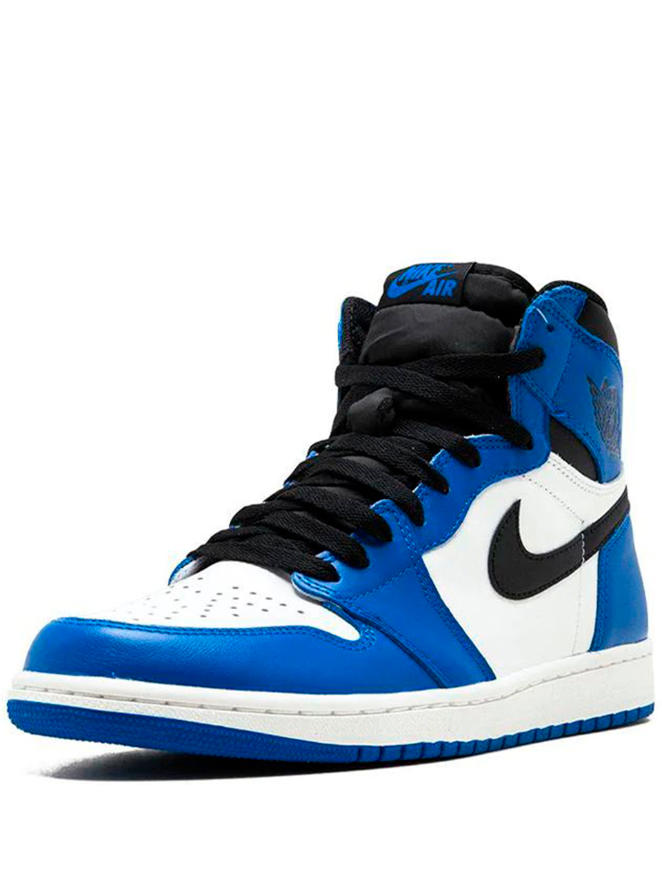 Imagem de: Tênis Nike Air Jordan 1 Retro High OG Azul e Branco