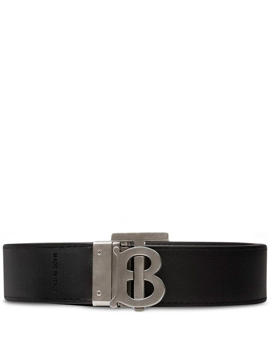 Imagem de: Cinto Burberry Preto Monogramado Dupla Face