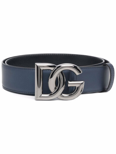 Imagem de: Cinto Dolce & Gabbana Azul Fivela com Logo