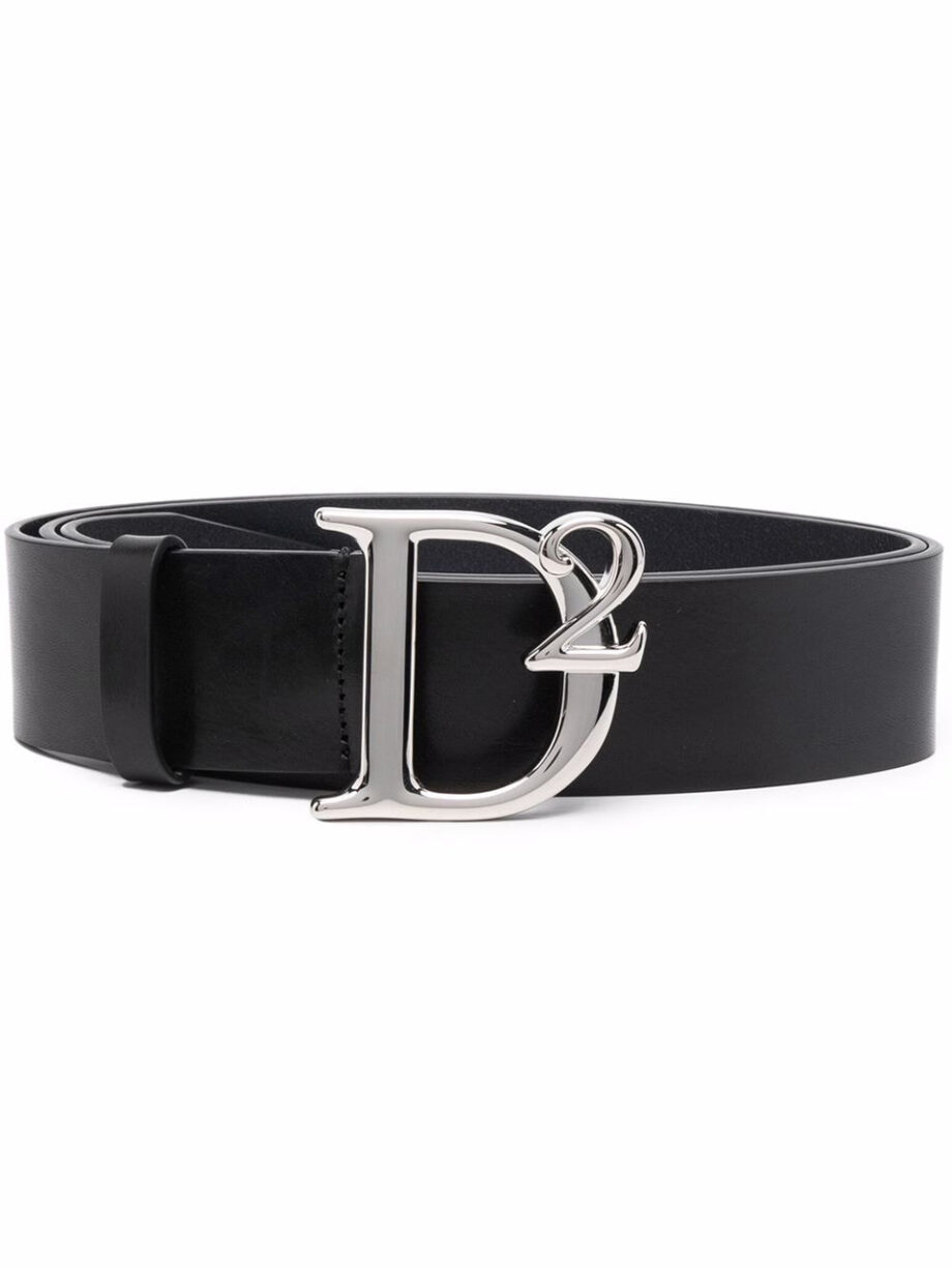Imagem de: Cinto Dsquared2 Preto com Logo