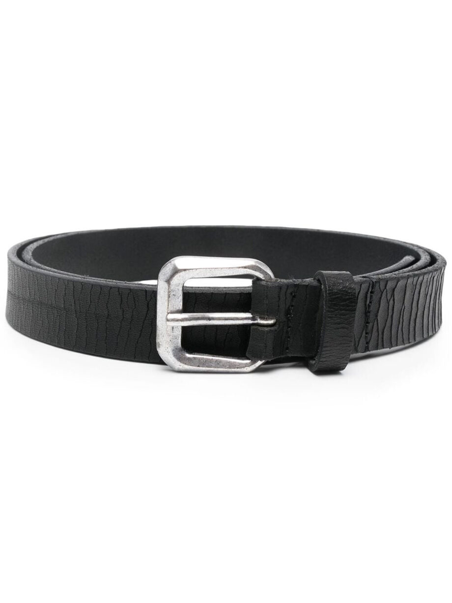 Imagem de: Cinto Dsquared2 Preto de Couro Texturizado